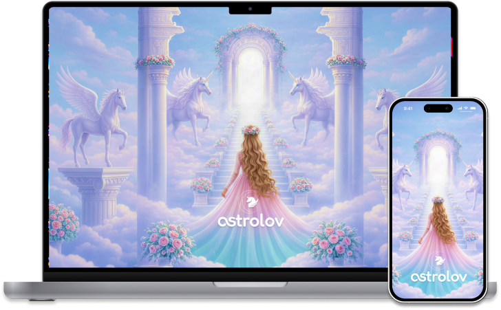 Aplicația Astrolov pe laptop și telefon